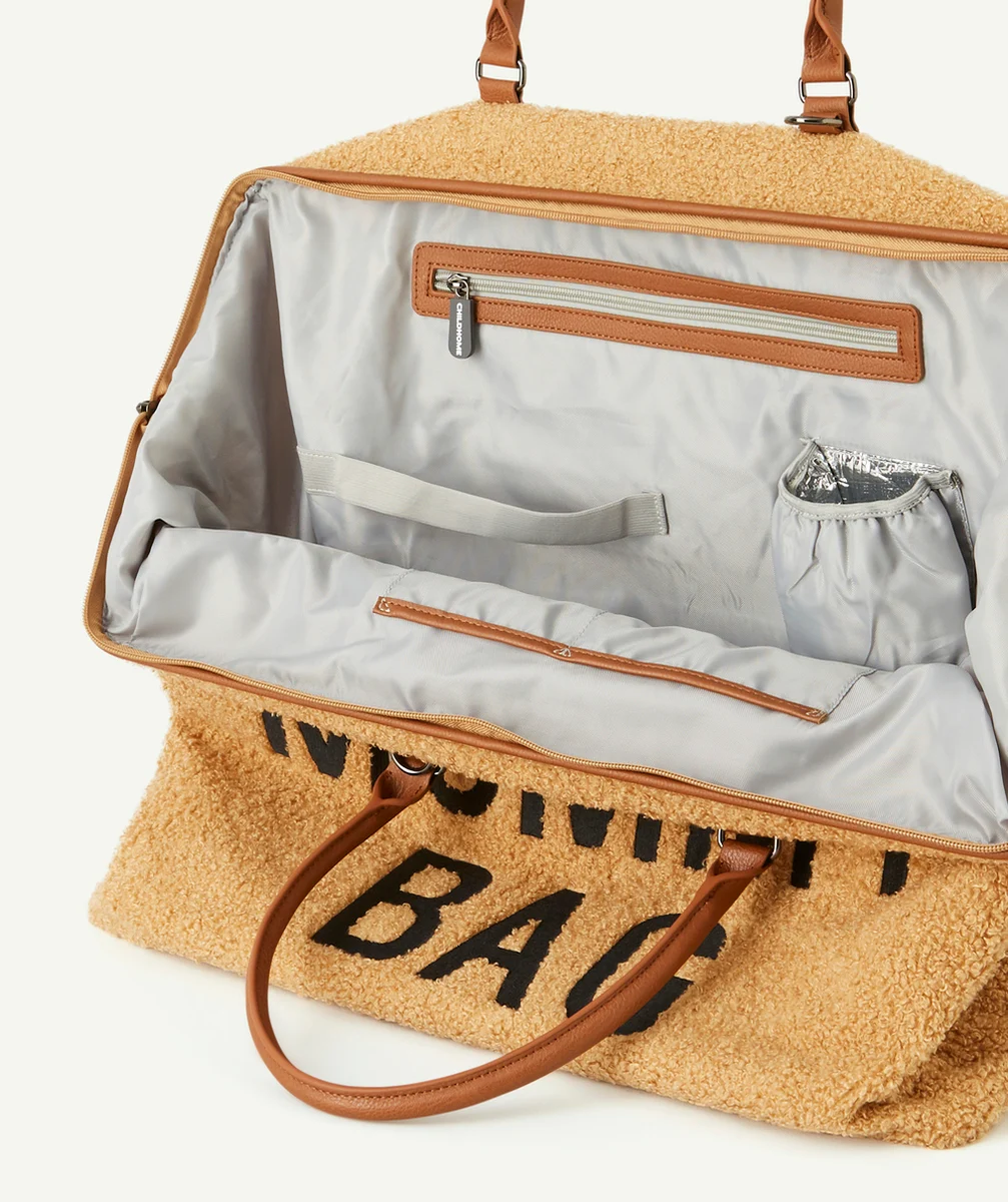 CHILDHOMEMOMMY BAG LARGE TEDDY BEIGE
