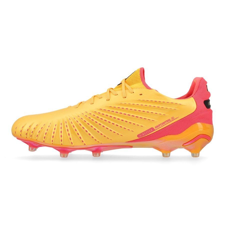PUMA King Ultimate FG/AG Tricks - Sun Stream/Noir/Crépuscule ÉDITION LIMITÉE