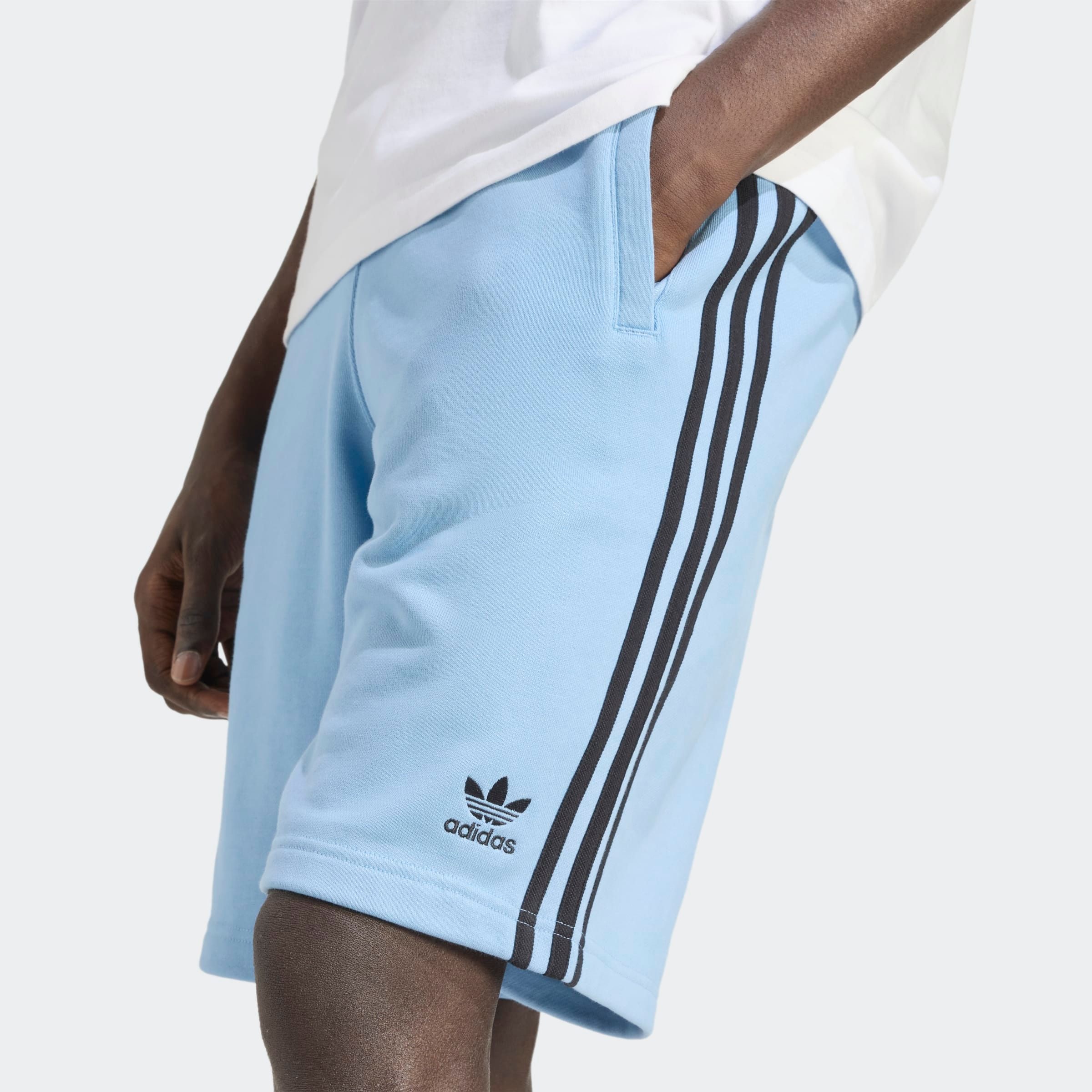 adidas Originals Shorts »3-STRIPE SHORT«  Drei Streifen Sweat Shorts aus weichem French-Terry Material