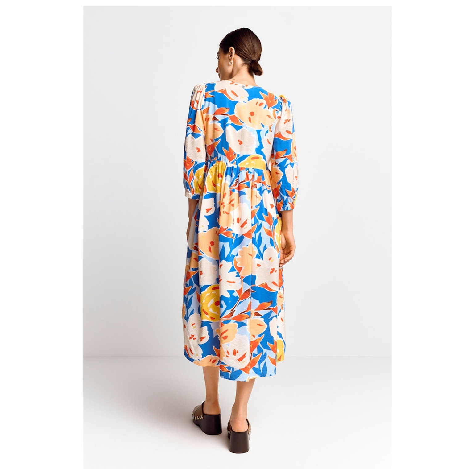 Rich & Royal Printed midi dress