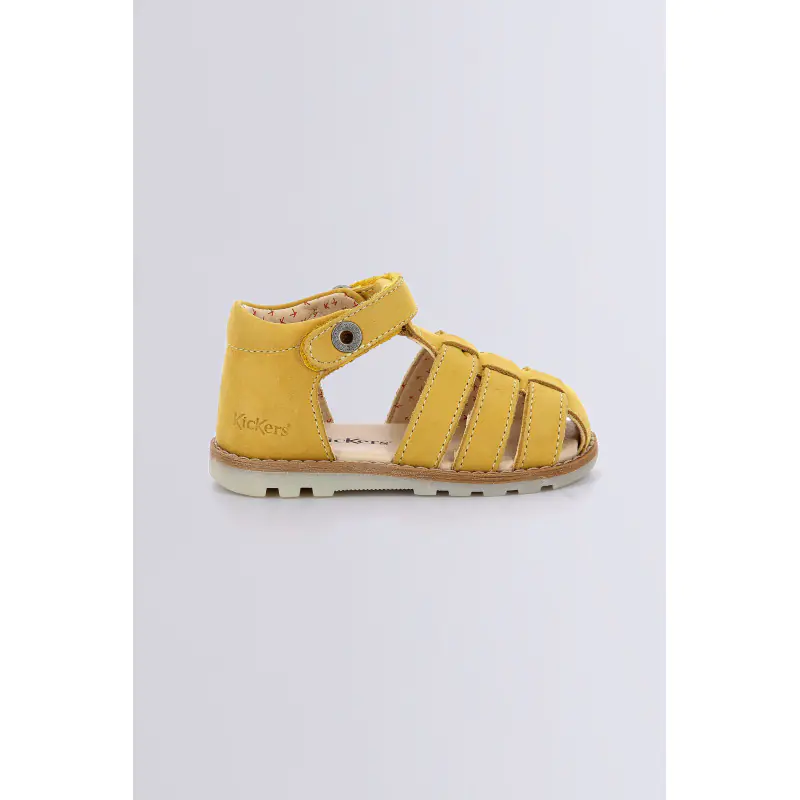 Nonopi Jaune SANDALES Cuir Garçon
