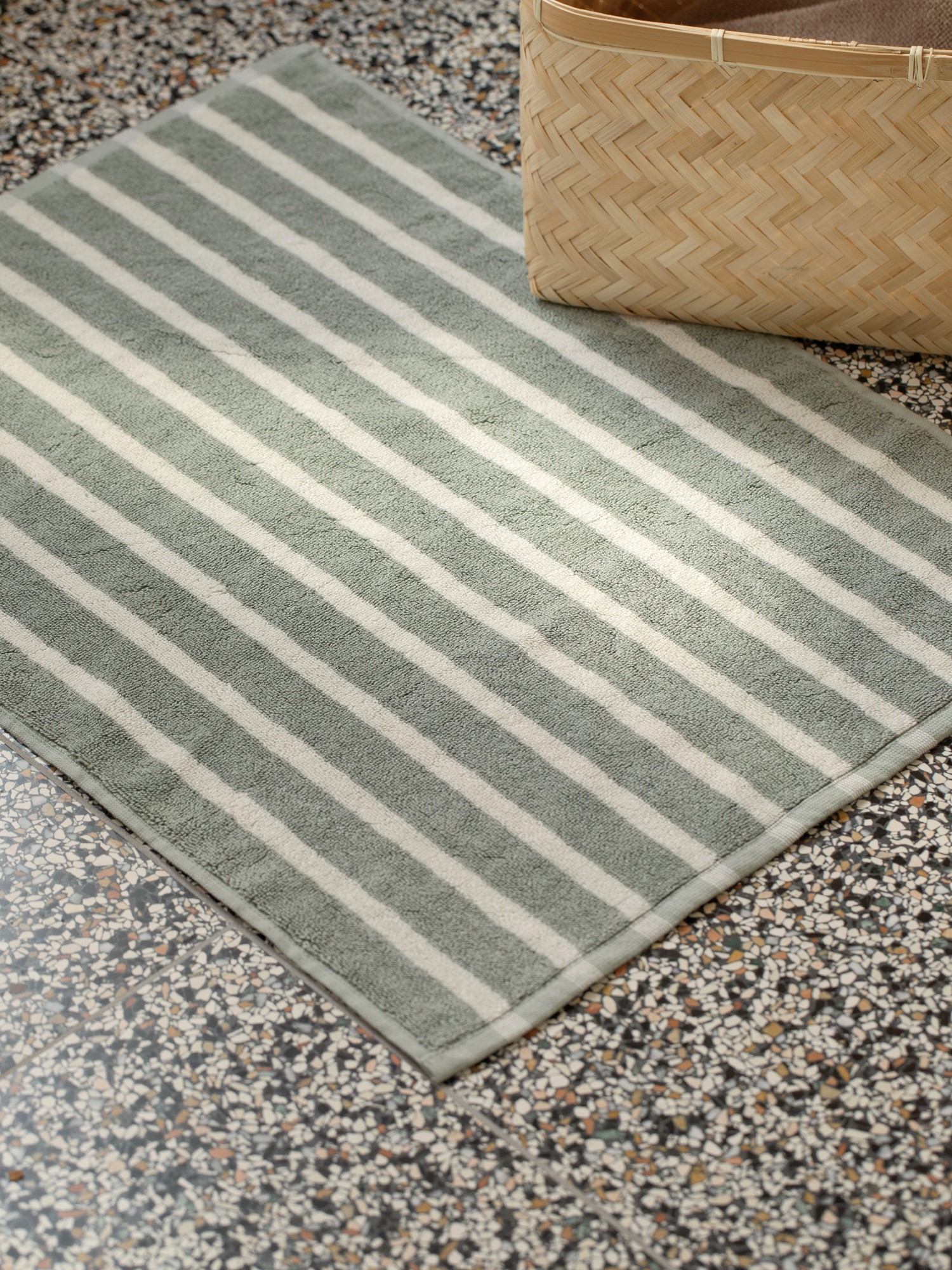 Bademåtte | Bomuld. 50 x 70 cm. | Thyme Green