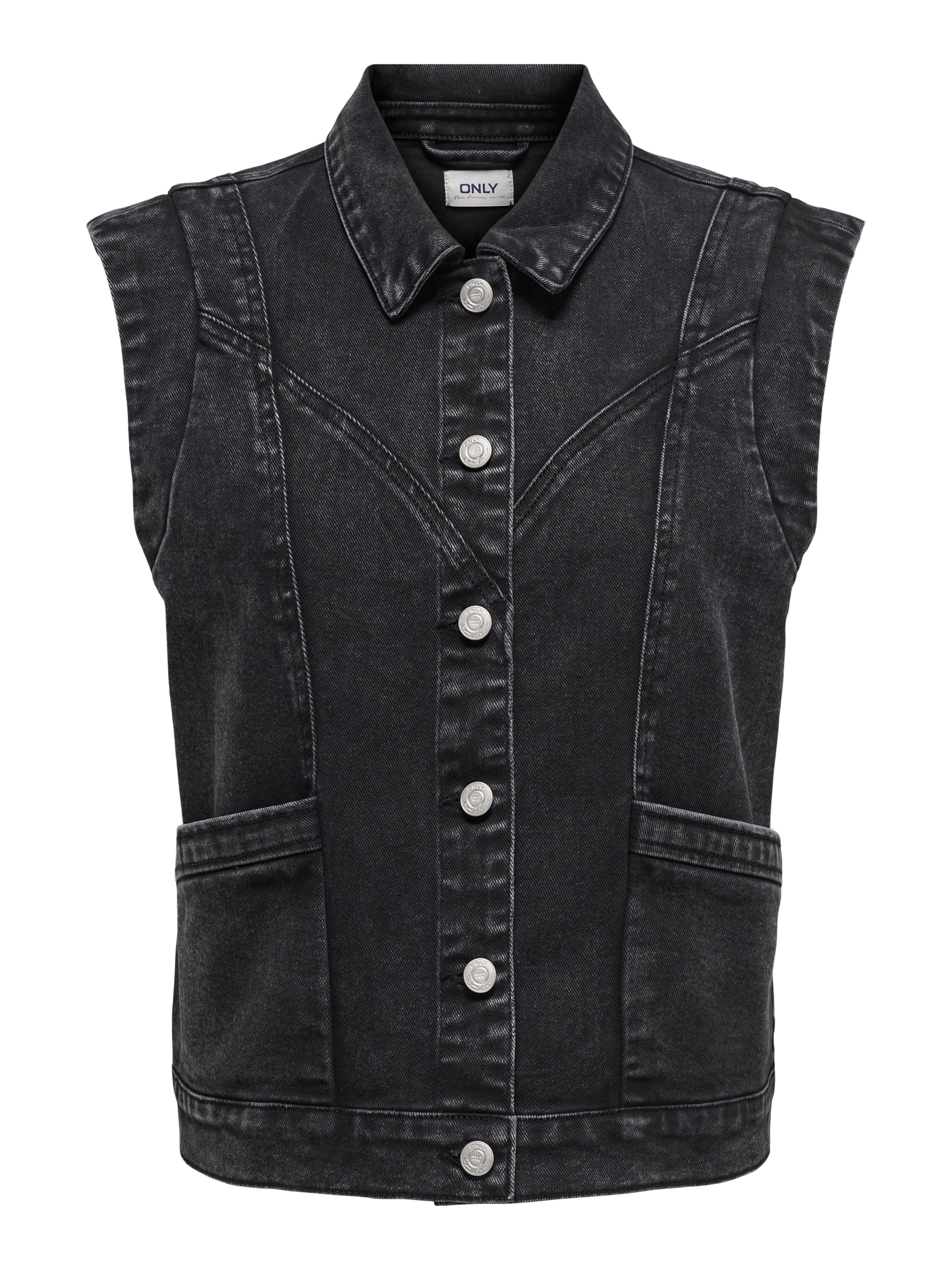 ONLKENNEDY Weste Washed Black