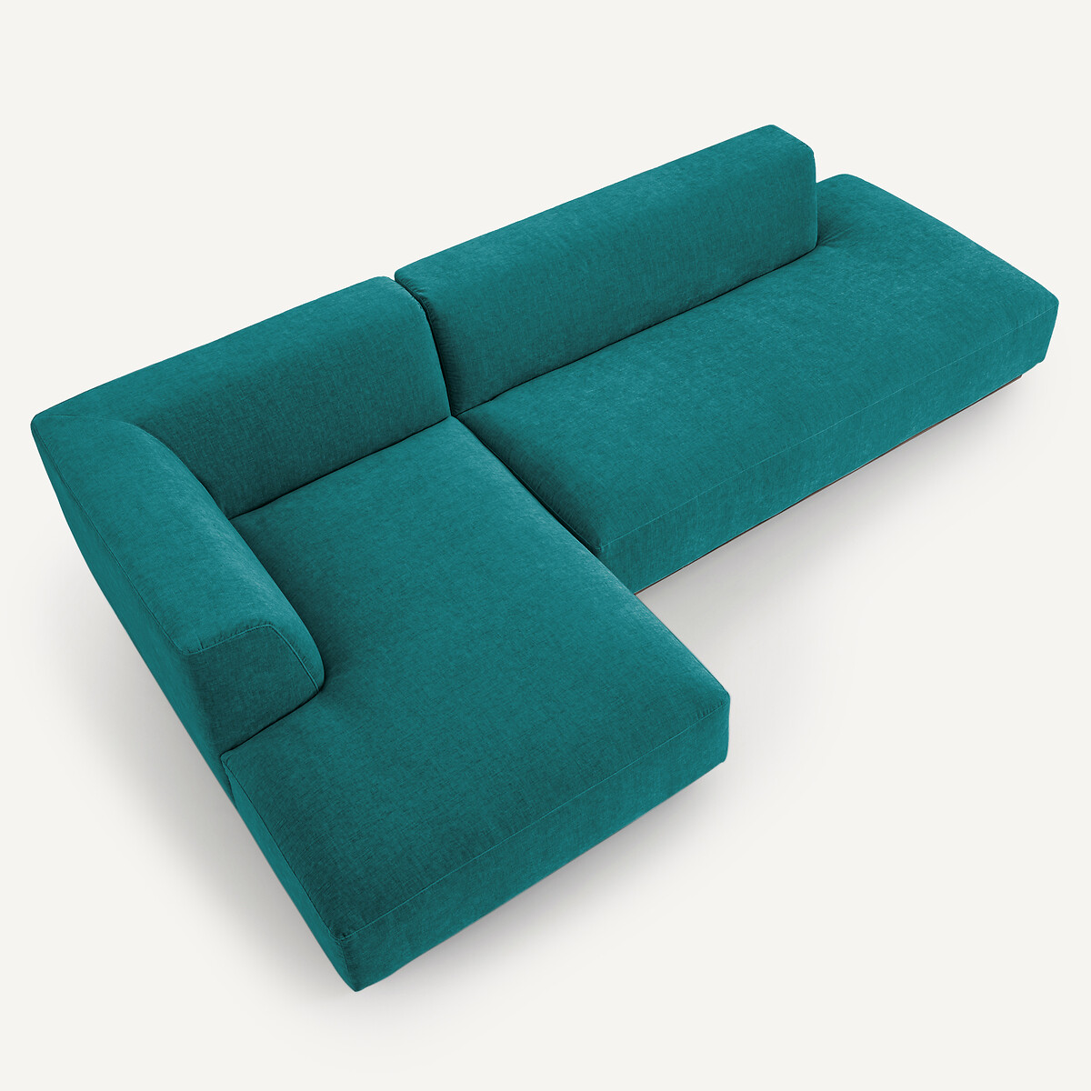 AM.PM<br>Sofá de canto esquerdo XL em veludo chenille, Jacopo