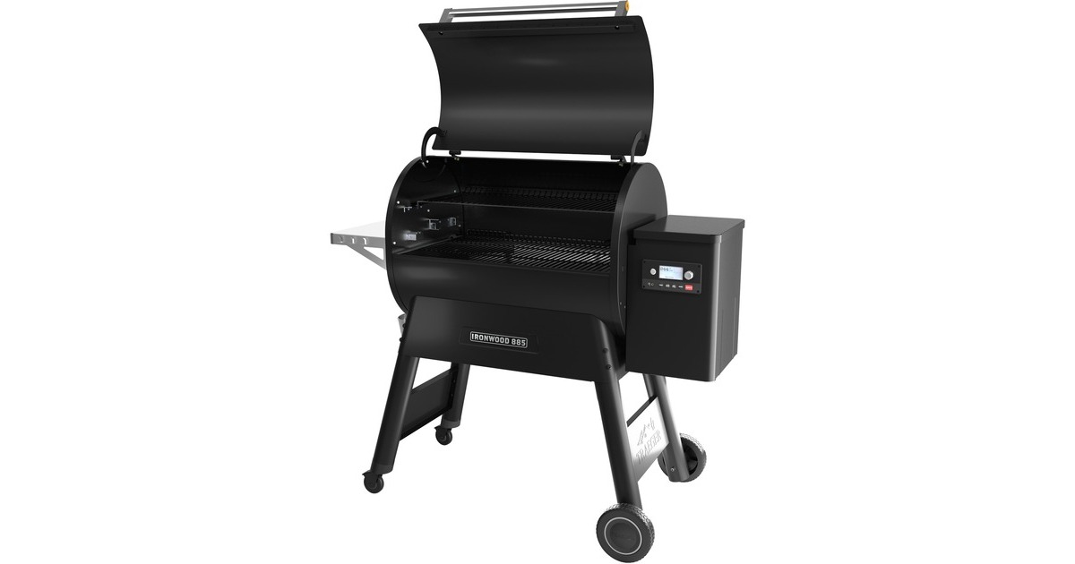 TraegerIronwood 885 barbecue  (Zwart, Model 2020, D2 Controller, WiFIRE Technologie)