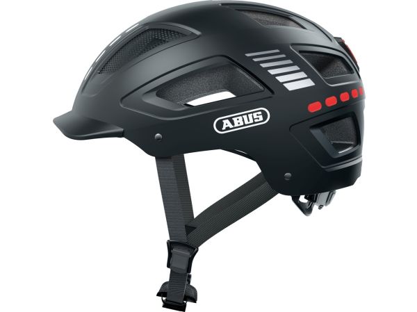 Abus Hyban 2.0 LED Cykelhjelm, Signal Black