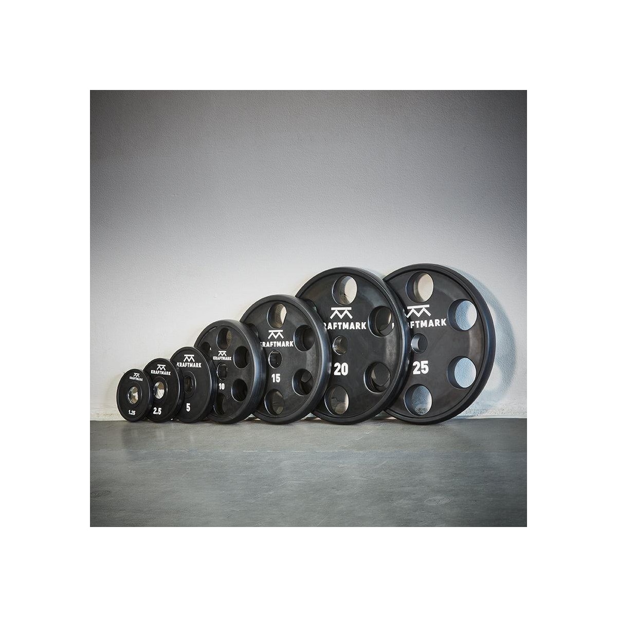 Kraftmark Vektskiver 50 mm - PU 1,25 kg