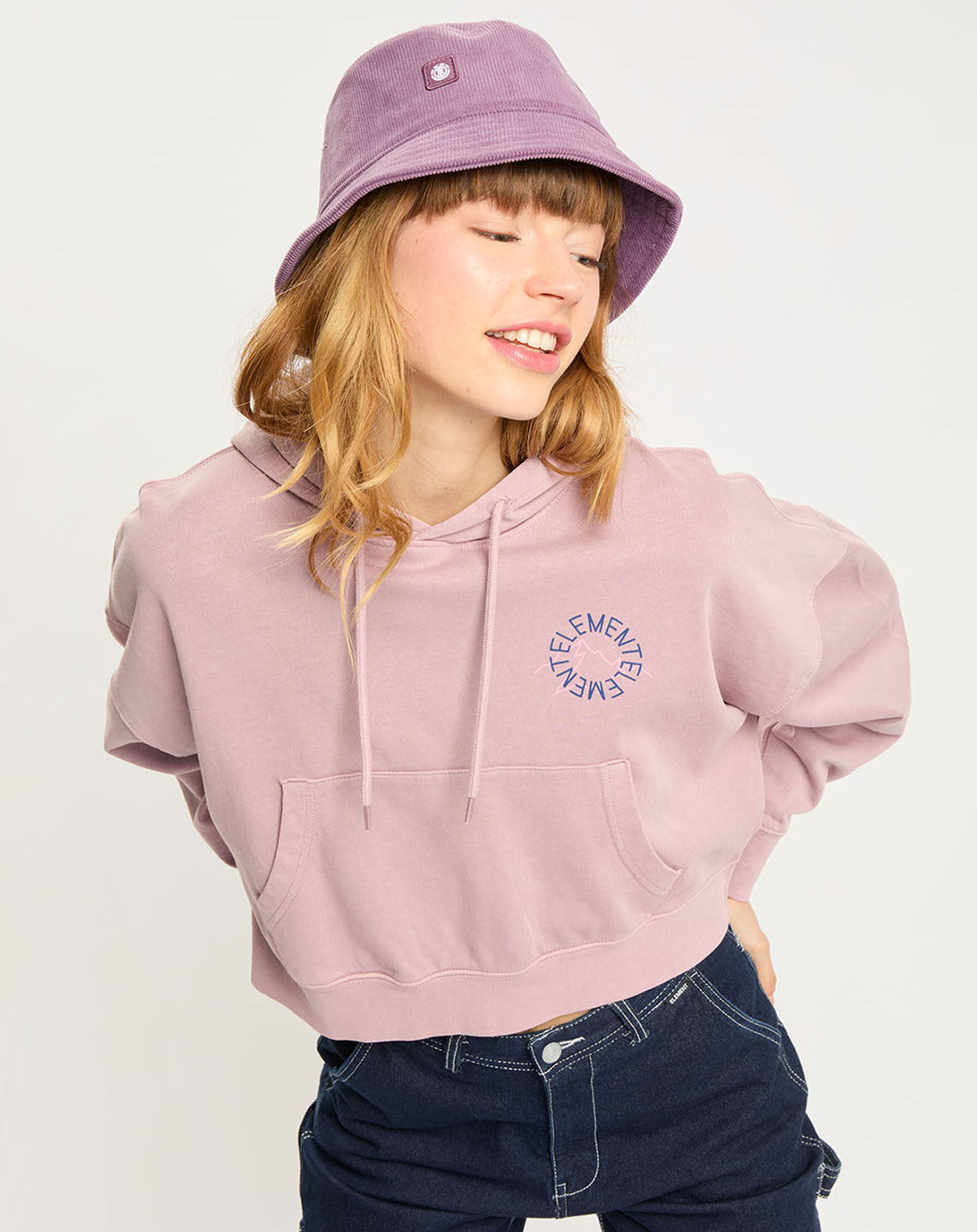 Element Sweat à capuche Glacier rose