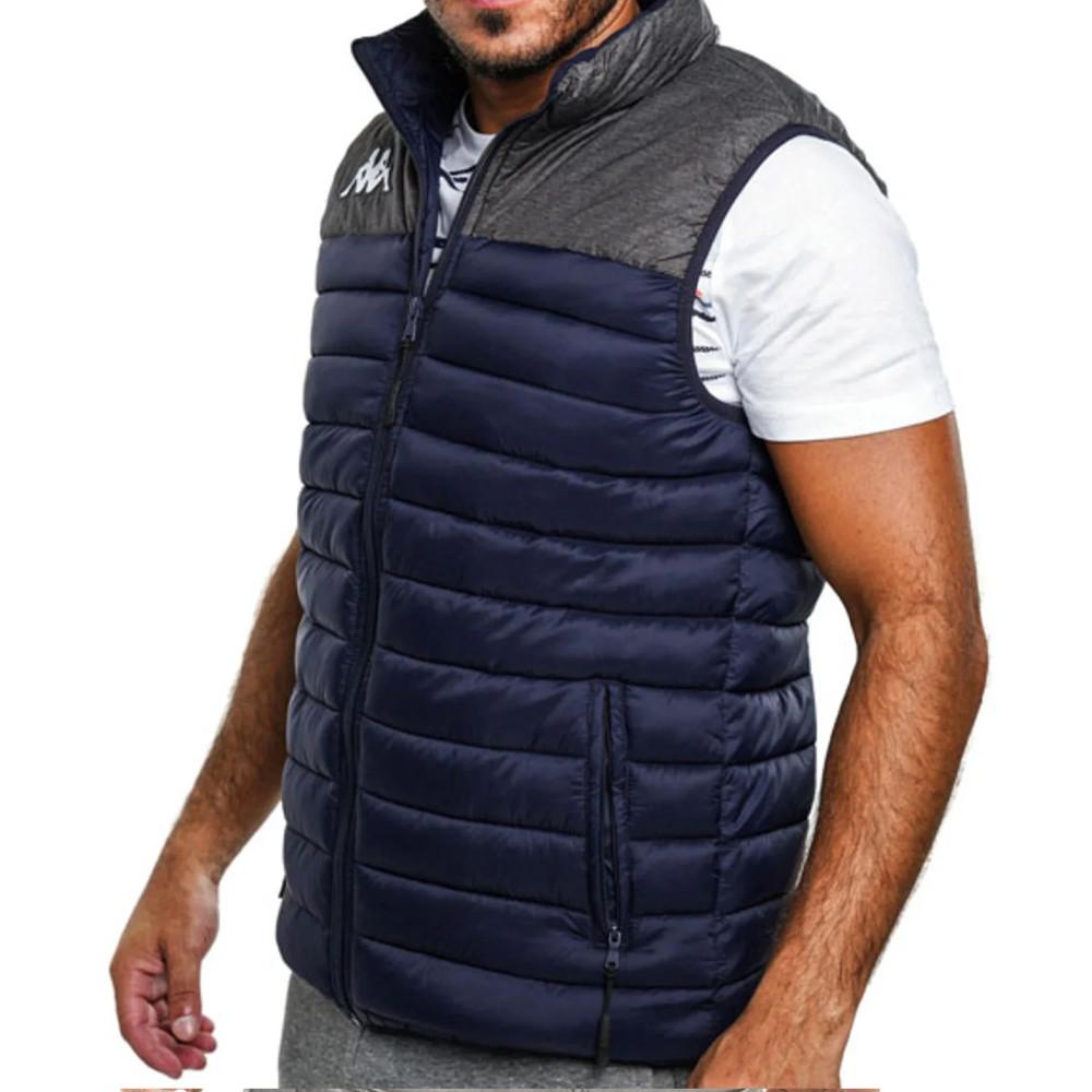 Kappa Doudoune sans manches Marine/Gris Homme Kappa Dattilo