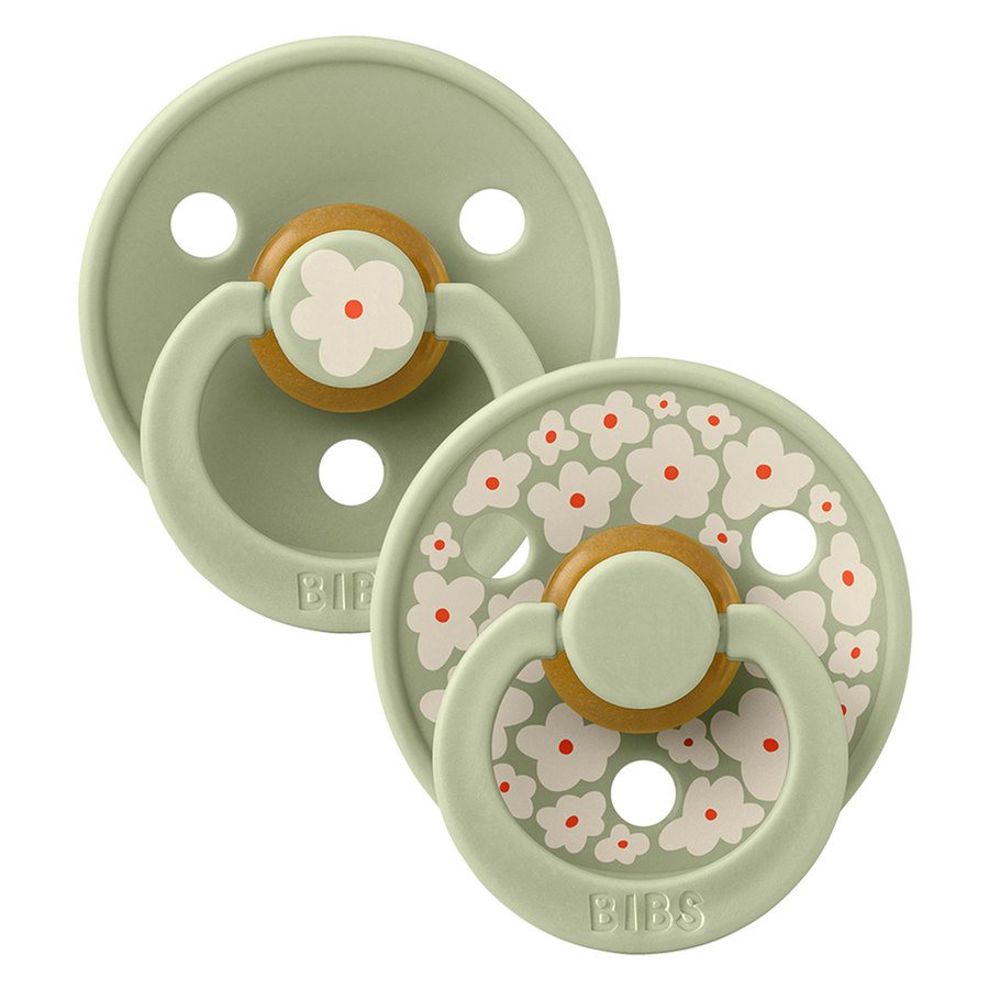 BIBS Pacifier Colour Latex Studio Collection Jasmine Sage Mix Size 1