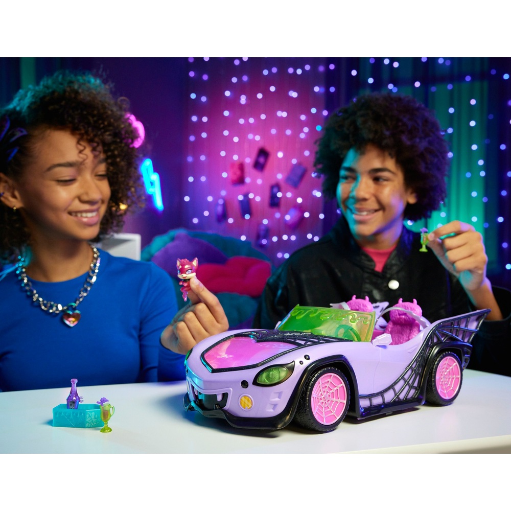 Monster High Ghoul Mobile Spielzeugauto mit Haustier