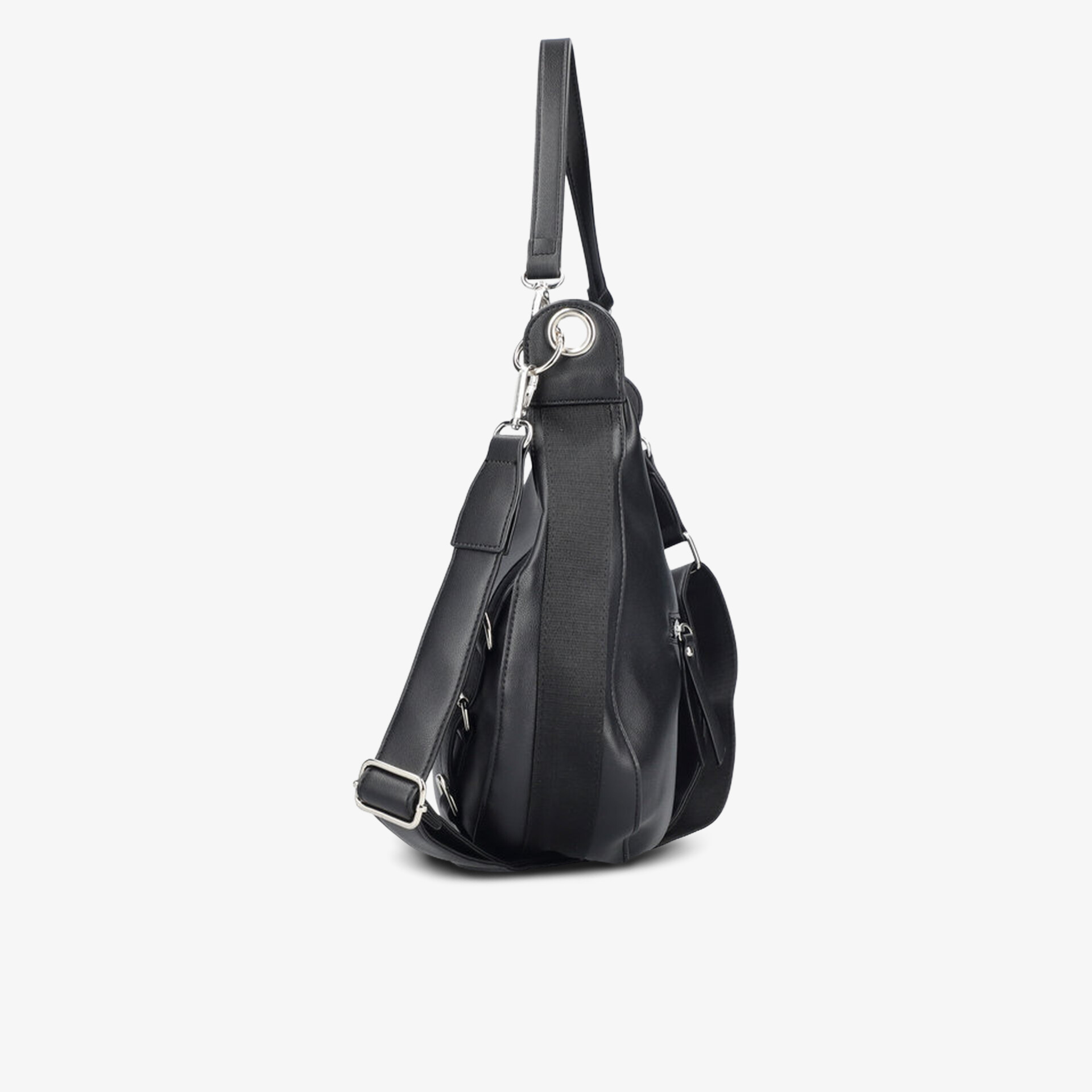rieker Damen Handtasche schwarz