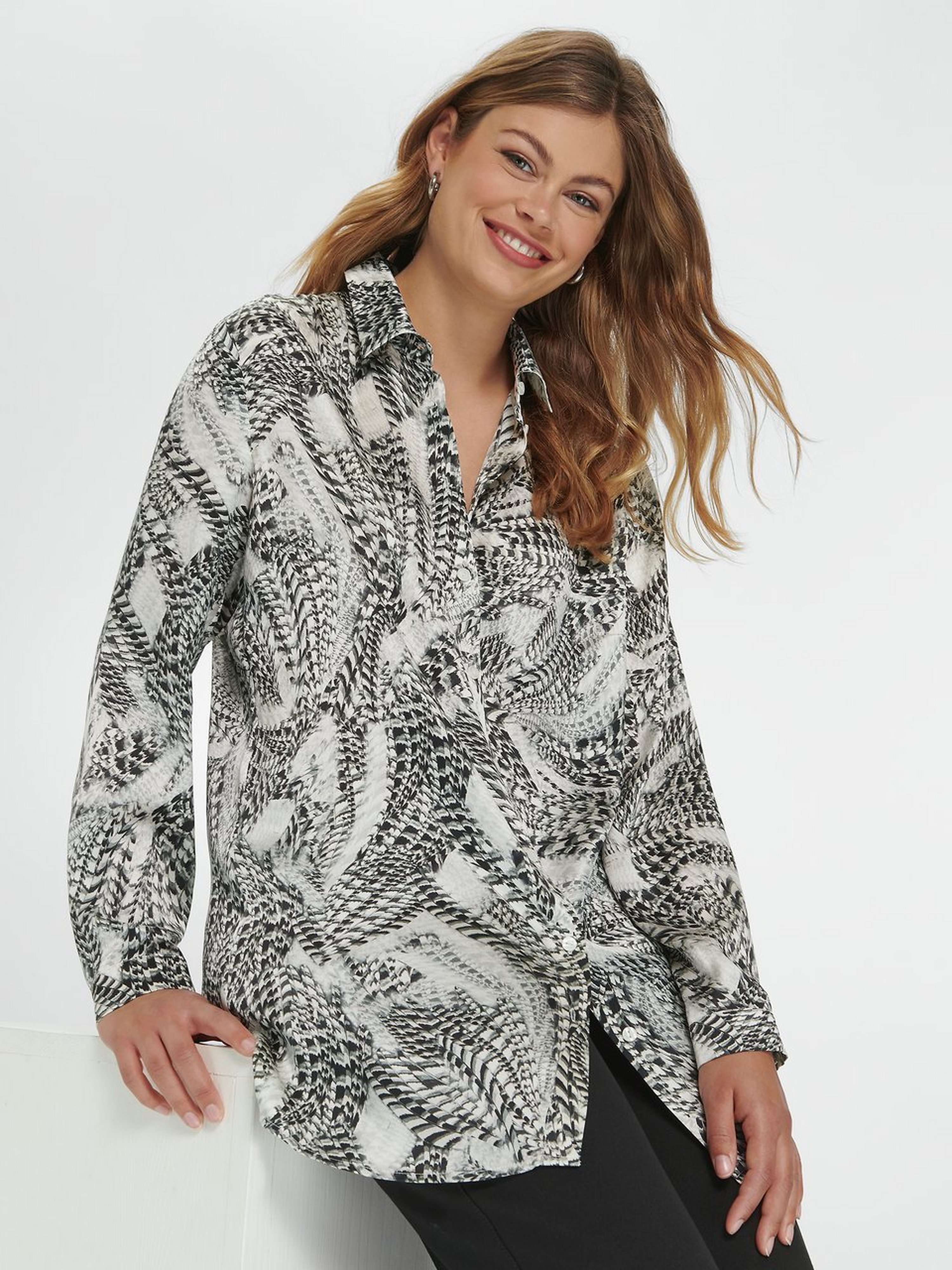 Long-Bluse