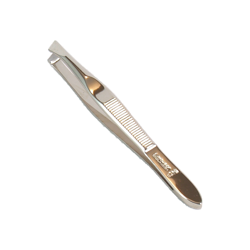 MALTESER Pinzette Nickel schräg 8cm No 11 1 Stk