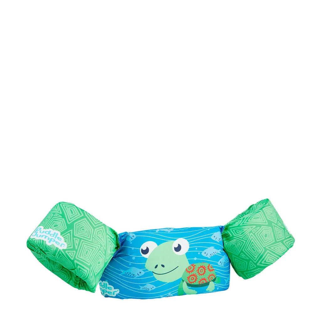 Ideaal zwemvest voor kinderenPuddle Jumper Deluxe zwemvest schildpad