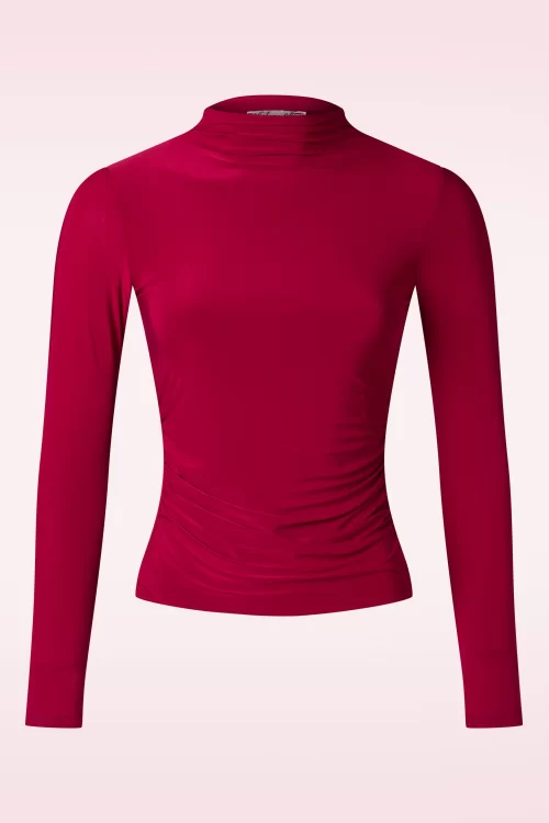 Vintage Chic for Topvintage Odette slinky top in rood