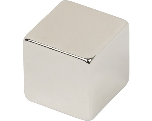 Neodymium blokmagneet 10x10x10 mm, 10 stuks.