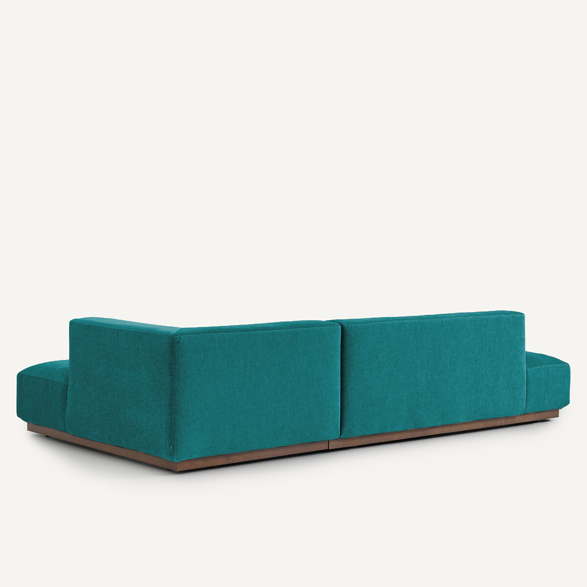 AM.PM<br>Sofá de canto direito tamanho XL em veludo chenille, Jacopo