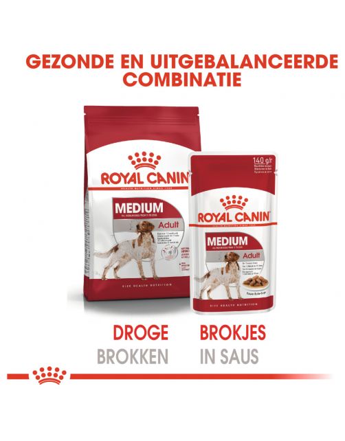 Royal Canin Medium Adult Natvoer - Hondenvoer - 140 g