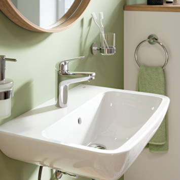 Grohe Wastafelmengkraan Swift M-size Push Open Chroom