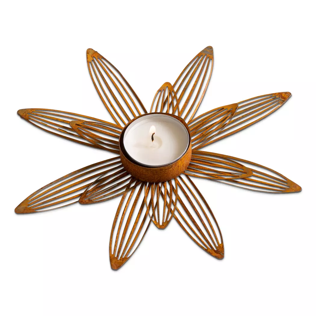 Teelichthalter Blume Ø 16 cm