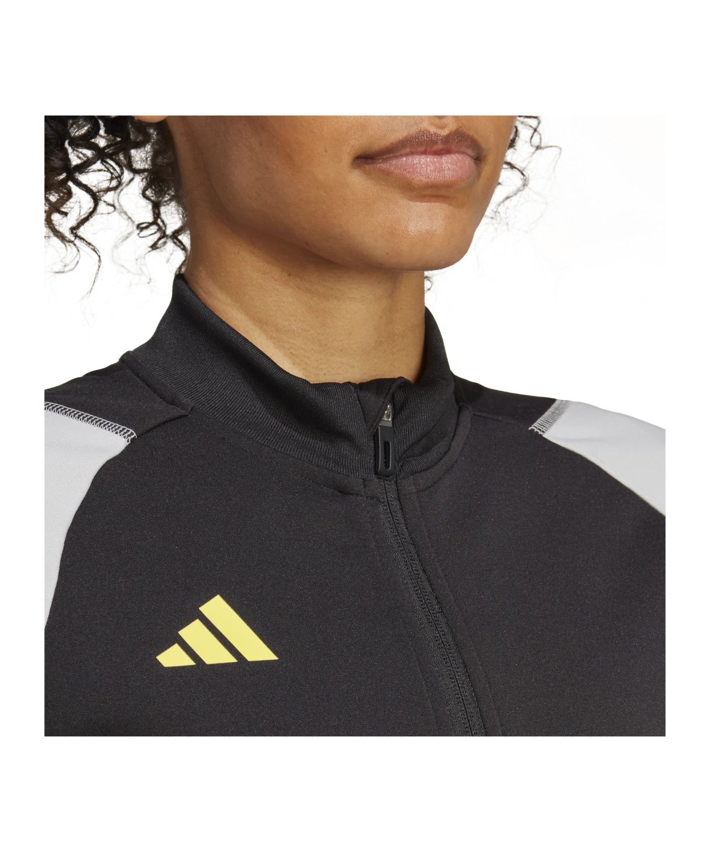 adidas Tiro 23 Competition Trainingsjacke Damen Schwarz Grau