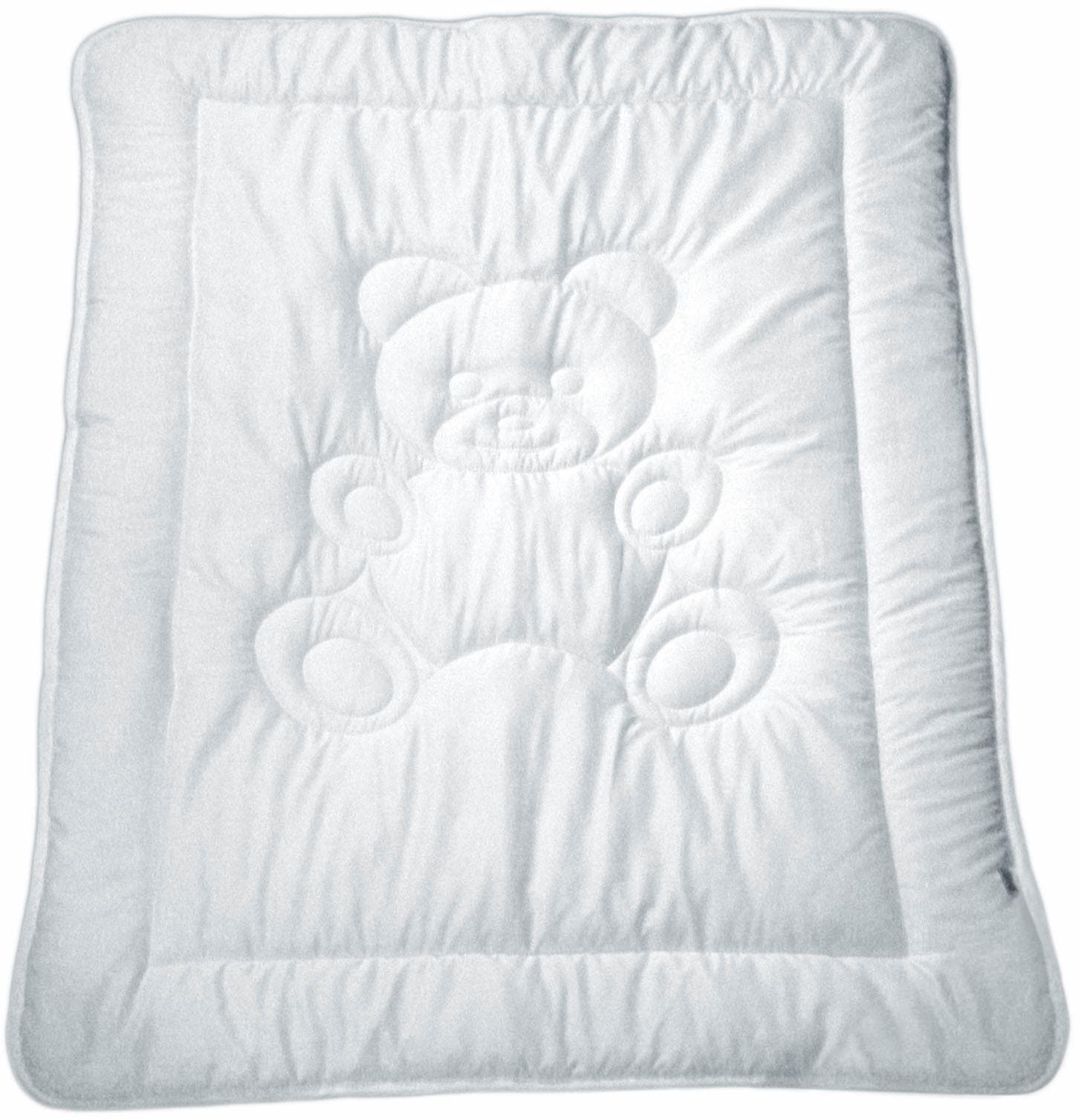 MESANA Kinderbettdecke + Kopfkissen »Bär, 2-tlg« Decke mit Kissen, 100x135cm, Kissen 40x60 cm