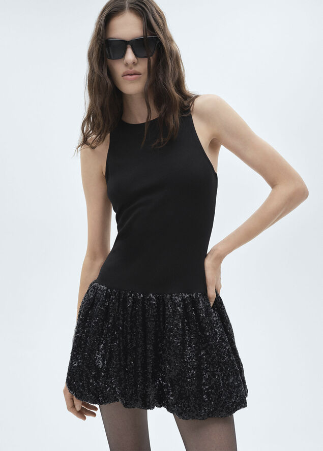 MANGO DRESS. -- XNUBA Black