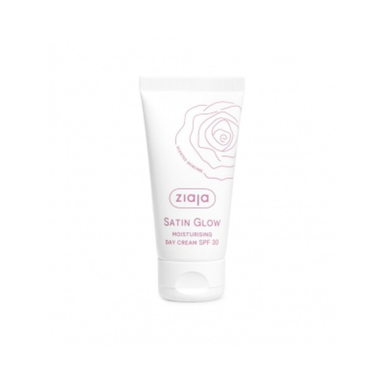 Ziaja Satin Glow Feuchtigkeitsspendende Gesichtscreme SPF30 30 50 ml