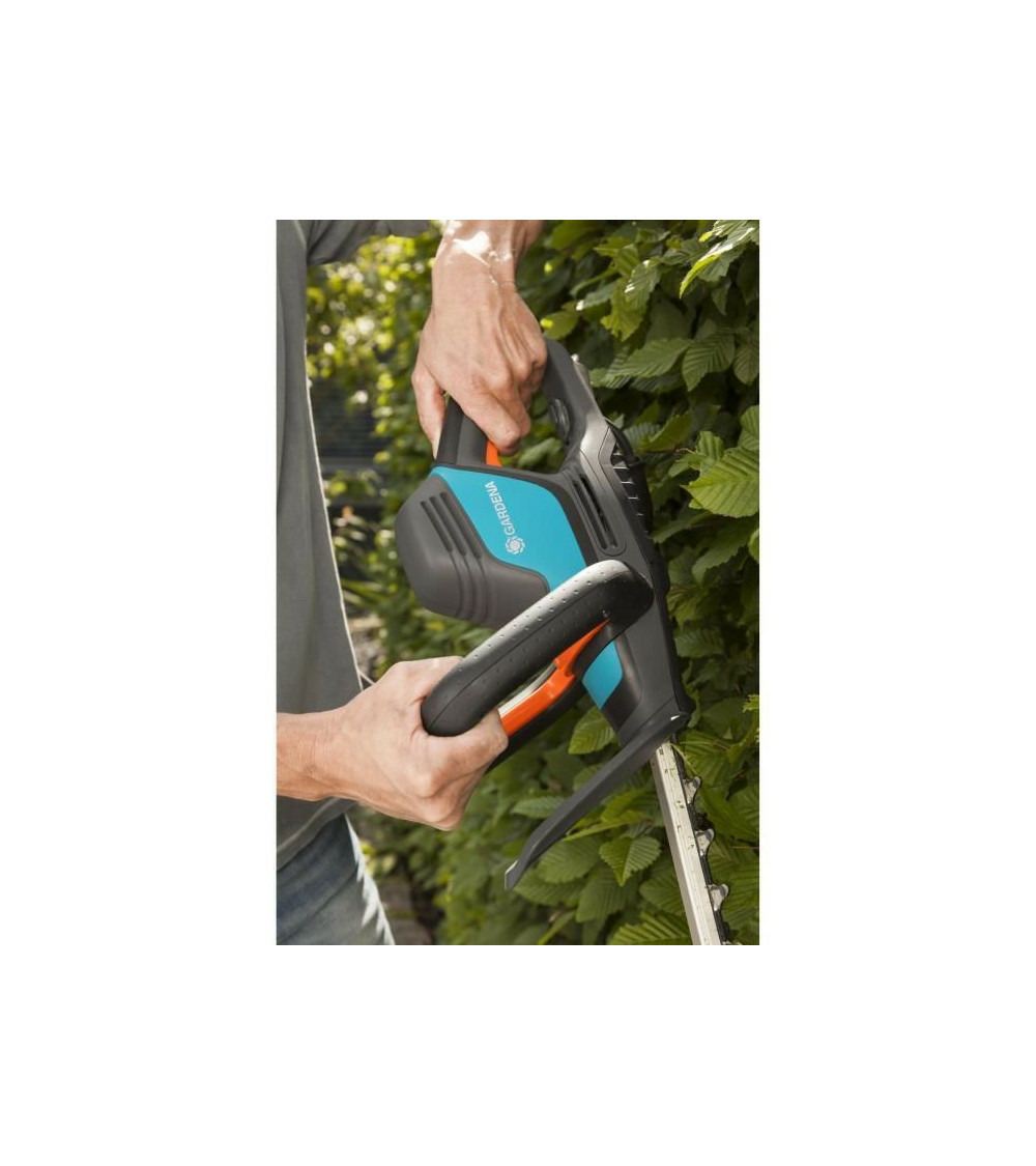 Taille-haies électrique comfortcut 600/55 – 600w – lame 55cm & coupe ø27mm – poignée ergoline – butée protec