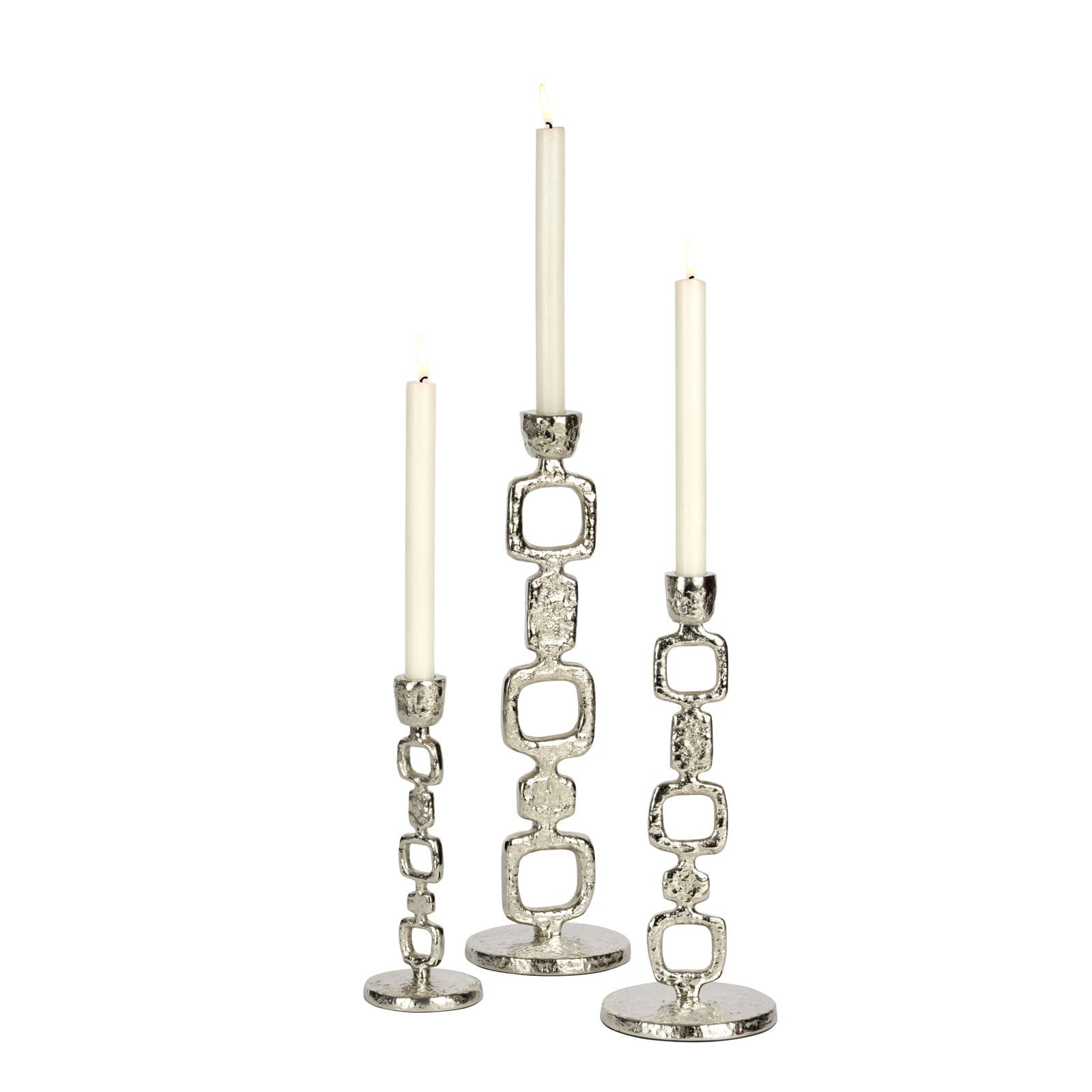 LAMBERT Kerzenständer GUCCIO 22 cm vernickelt