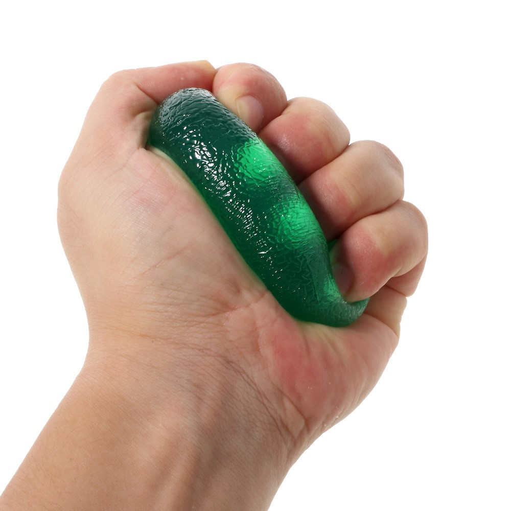 Anti Stress Silikon Power Ball Knautschball Squeeze Fidget Spiel - Grün