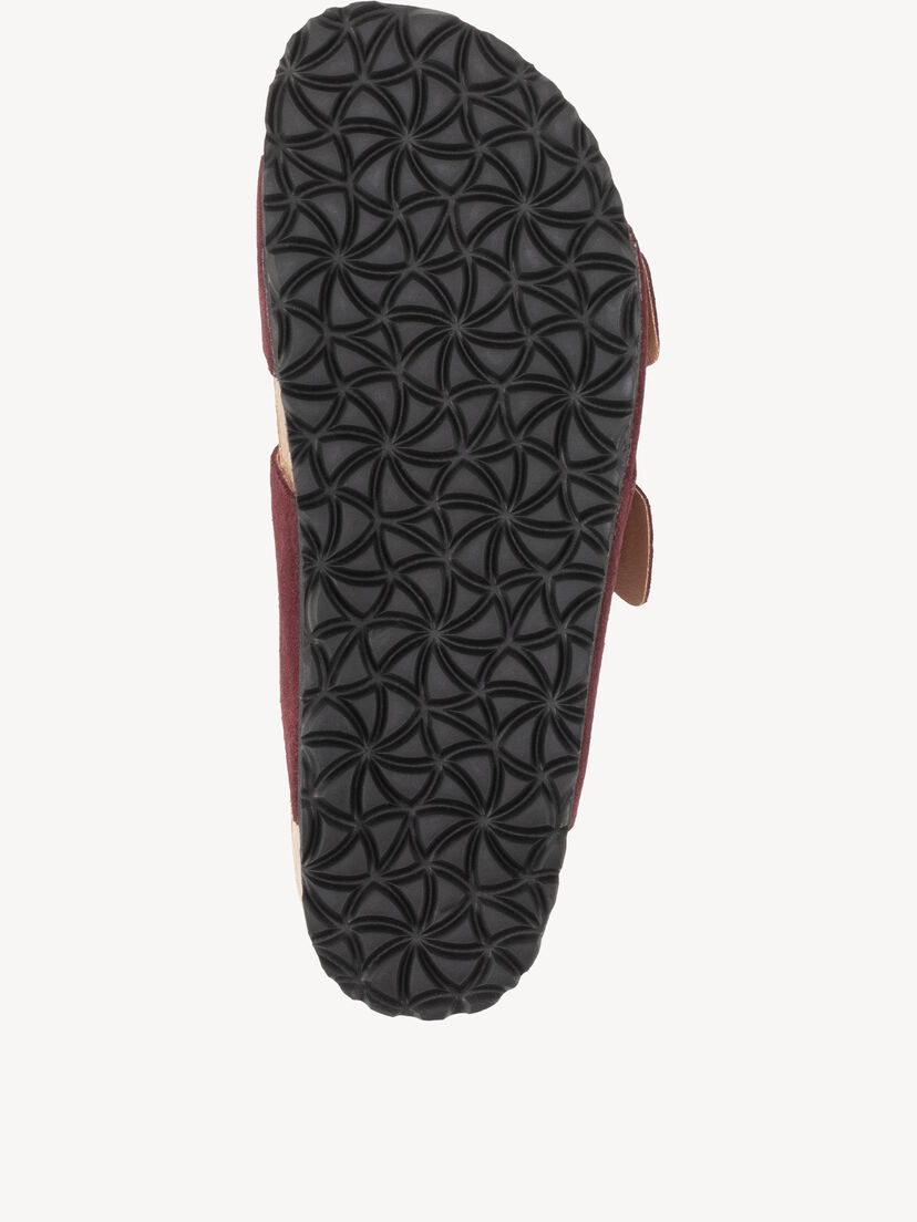 Leren Slipper - rood