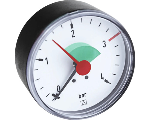 Manometer 0-4 bar, 3/8 inch achteraansluiting