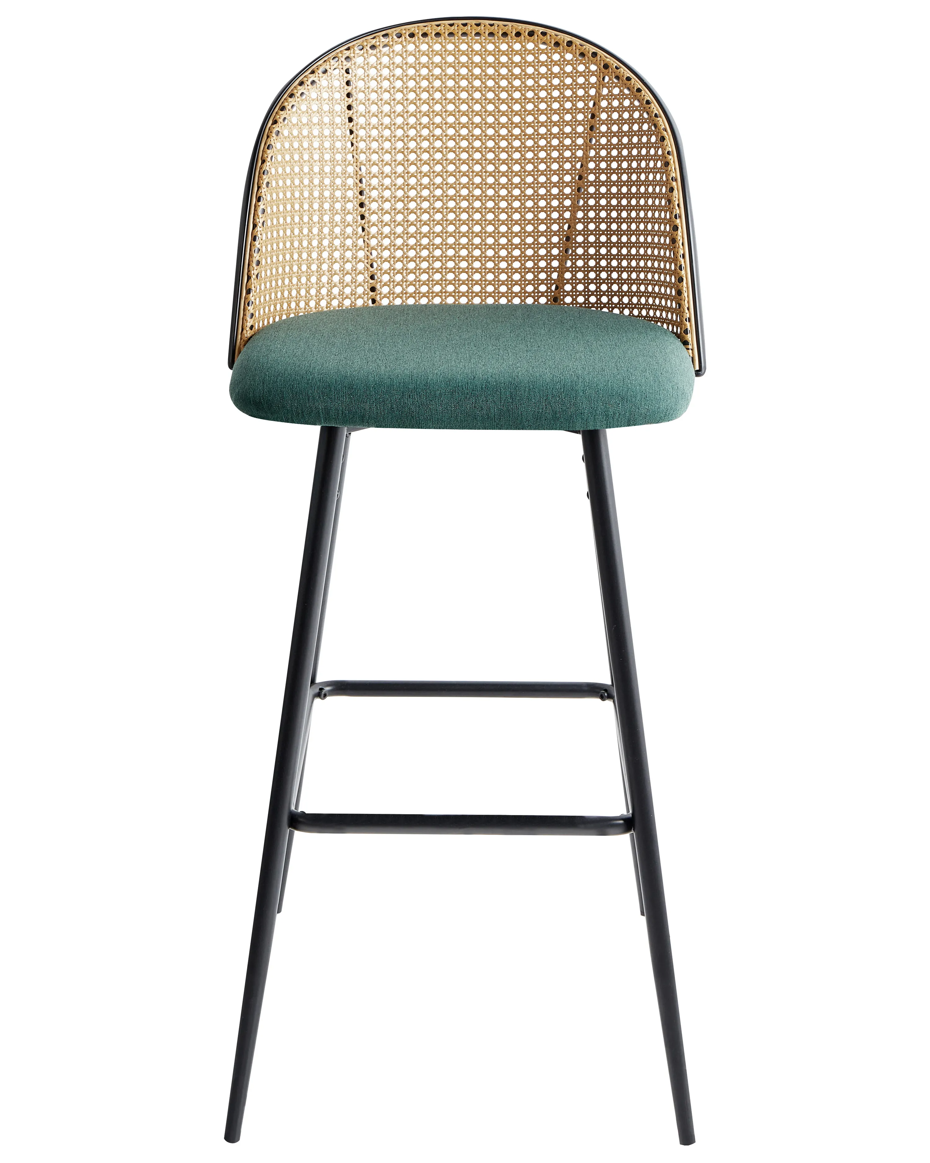 Set van 2 barstoelen CORNELL Metaal Groen