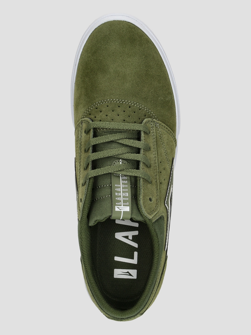Lakai Griffin Skate Shoes olive suede
