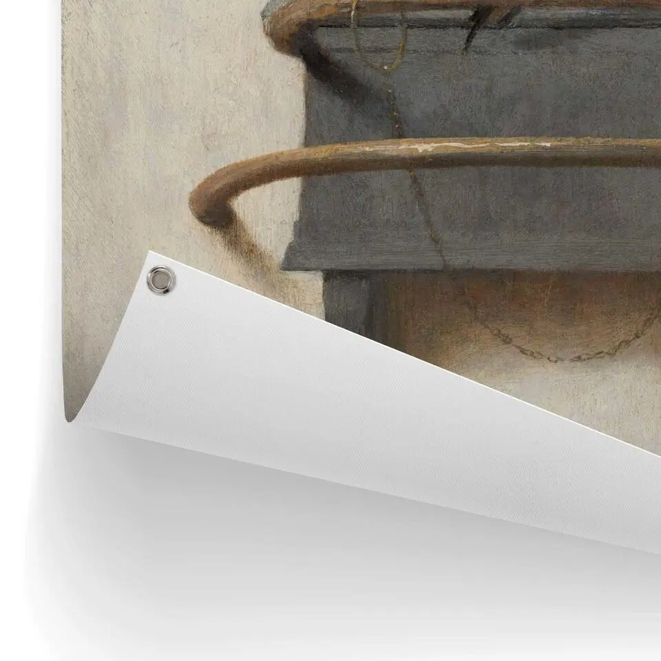 Tuinposter Carel Fabritius Het Puttertje - 80x60cm - Bruin