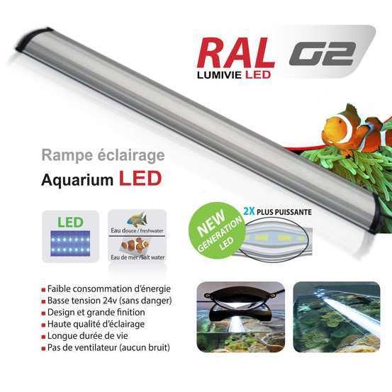 Rampe Led 120 cm 40 W SM Bleu