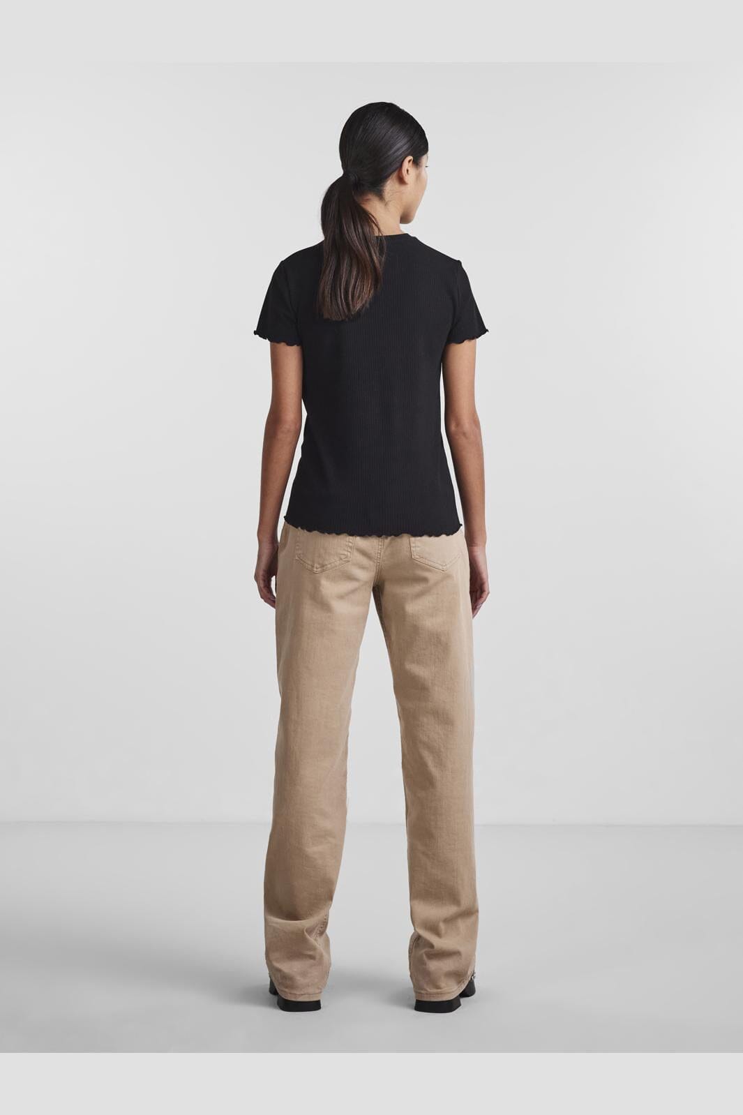 Pieces Pcnicca Ss O-Neck Top 3782147 black
