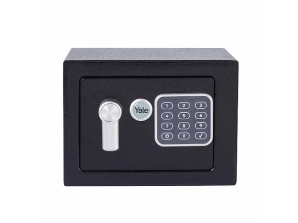Yale YSV/170/DB2, Frittstående safe, Sort, Kombinasjonslås, 3,8 l, Stål, Gulv/vegg