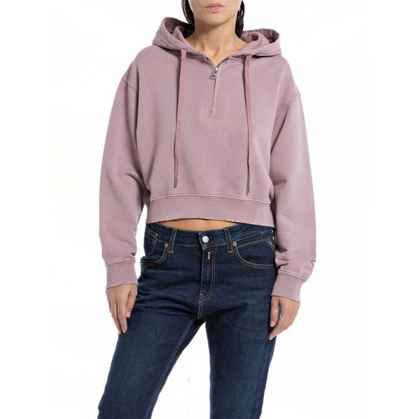 Replay W3103 .000.22738g Hoodie Rosa XS Mulher