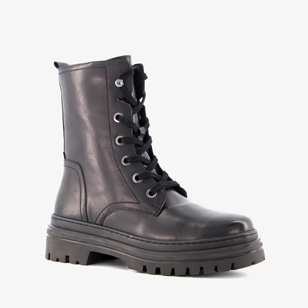 Hush Puppies leren dames veterboots