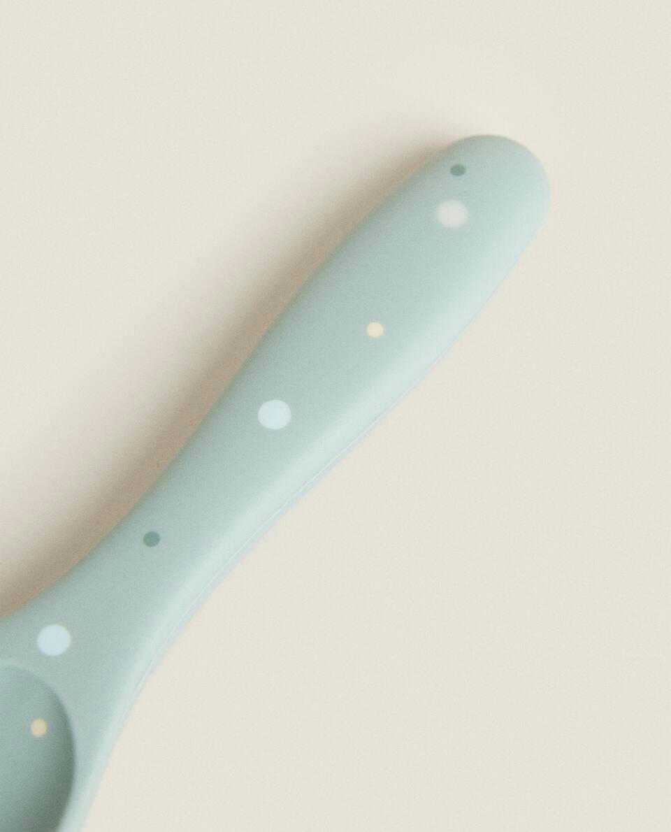COLHER DE SILICONE DOTS