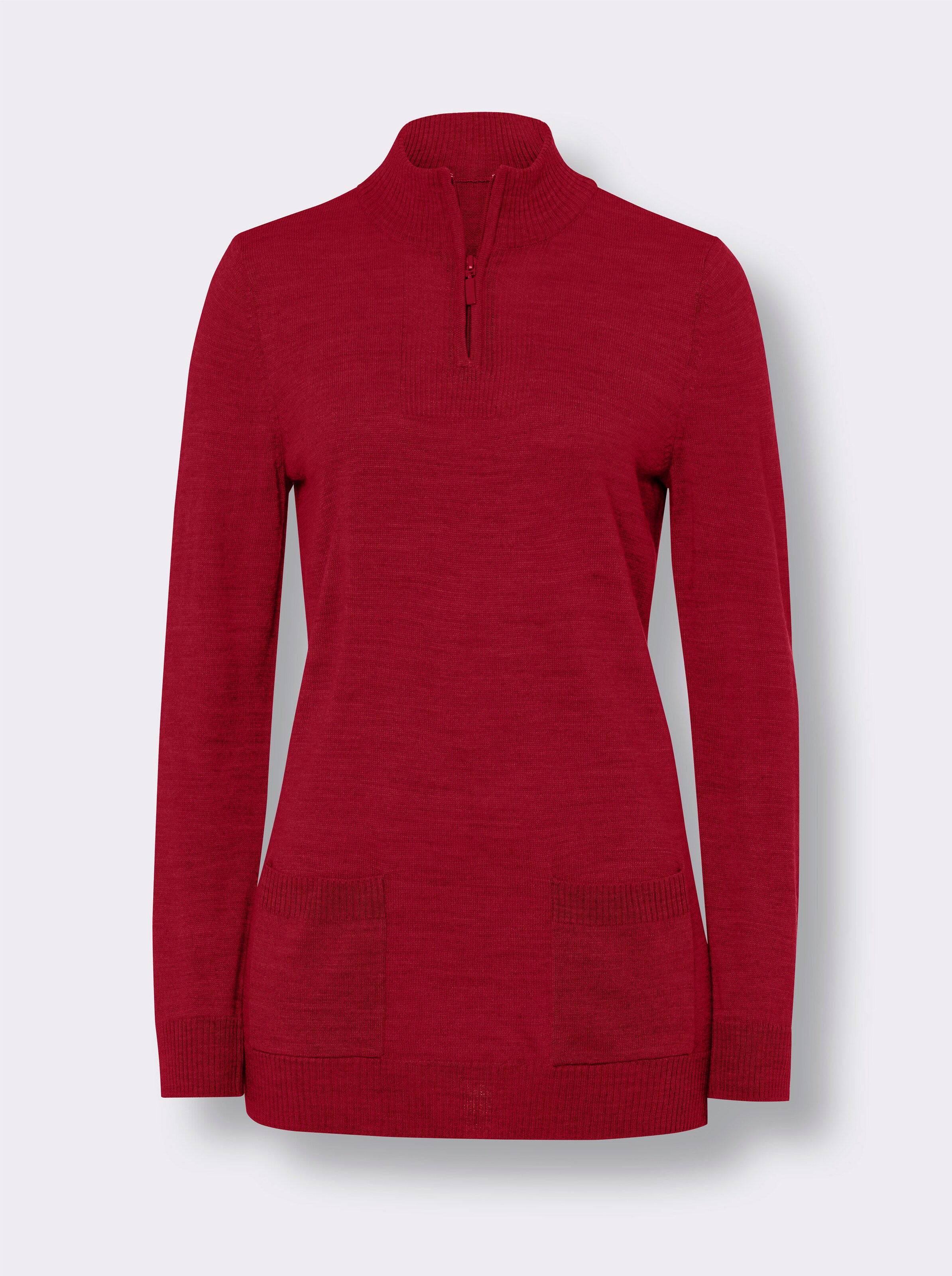 Stehkragenpullover