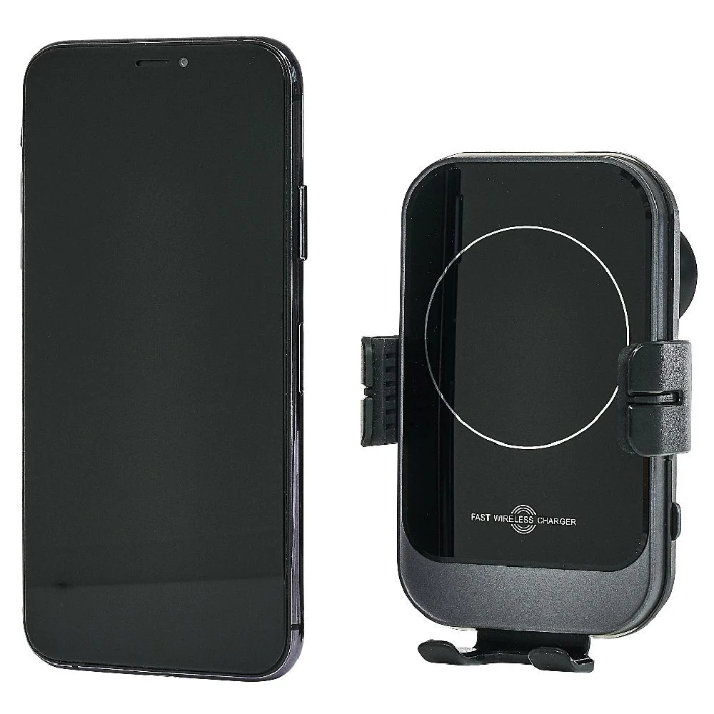 Support de téléphone et chargeur noir