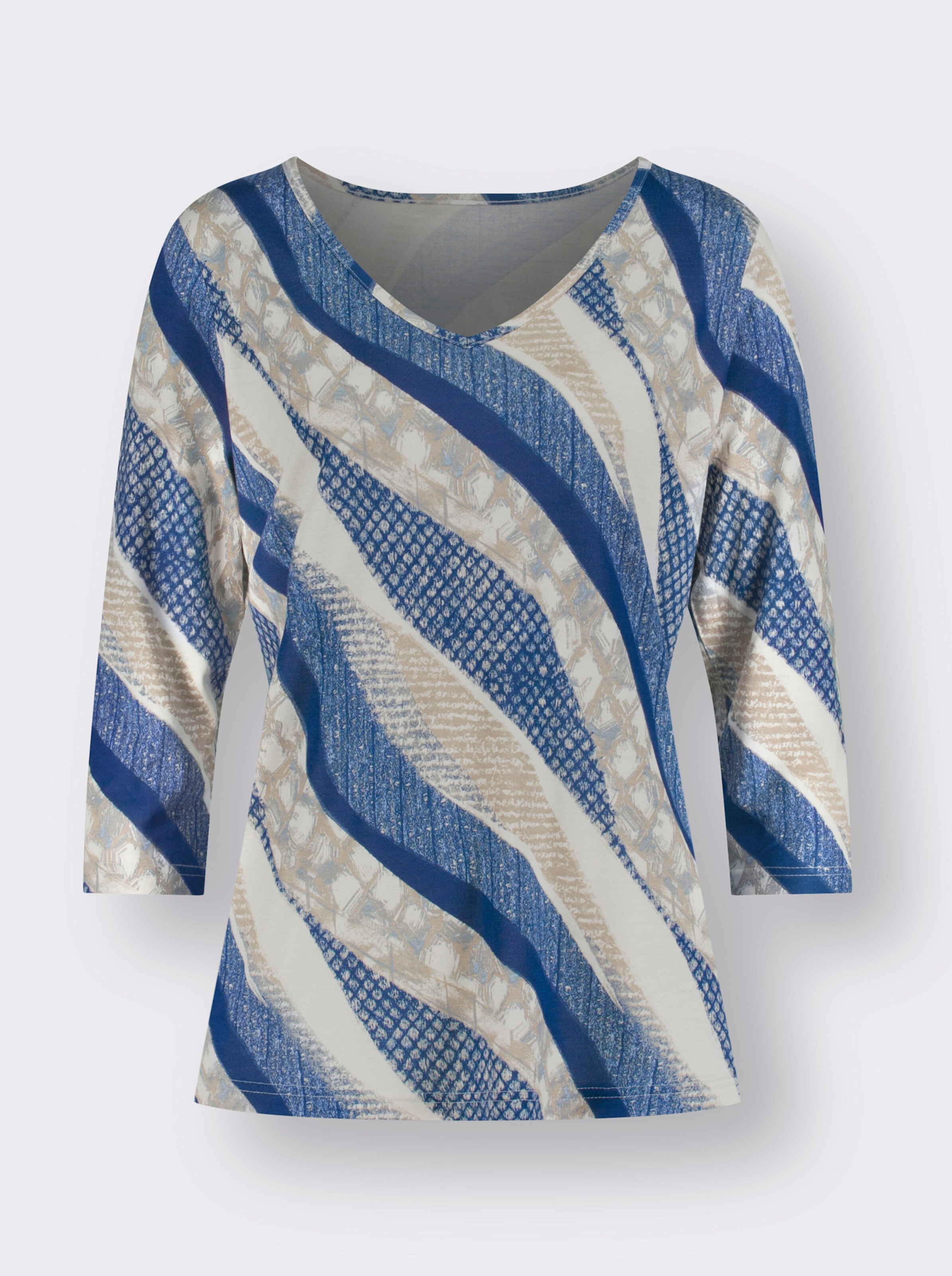 34-Arm-Shirt aus reiner Viskose