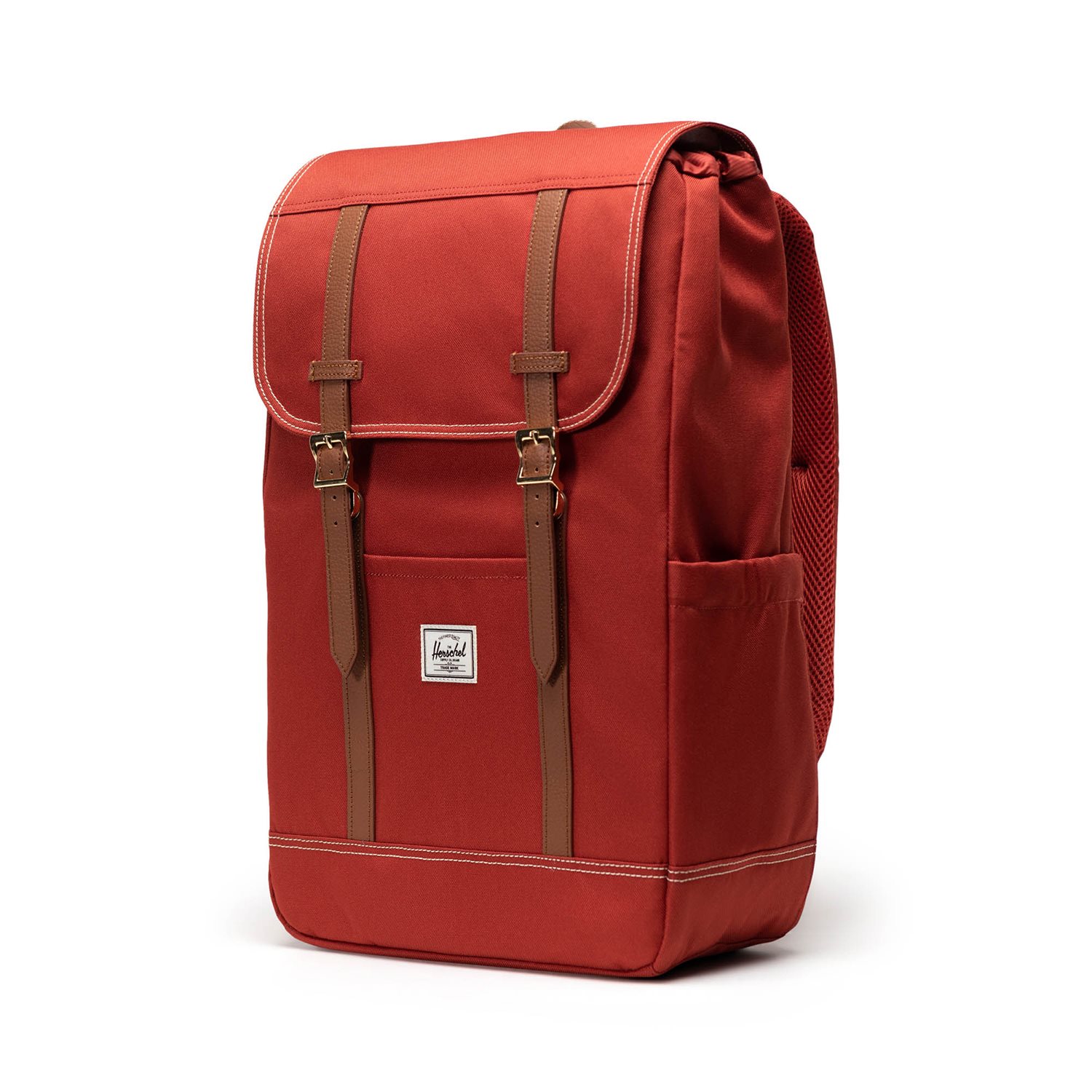 Herschel Supply Co. Retreat Backpack red ochre/white stitch
