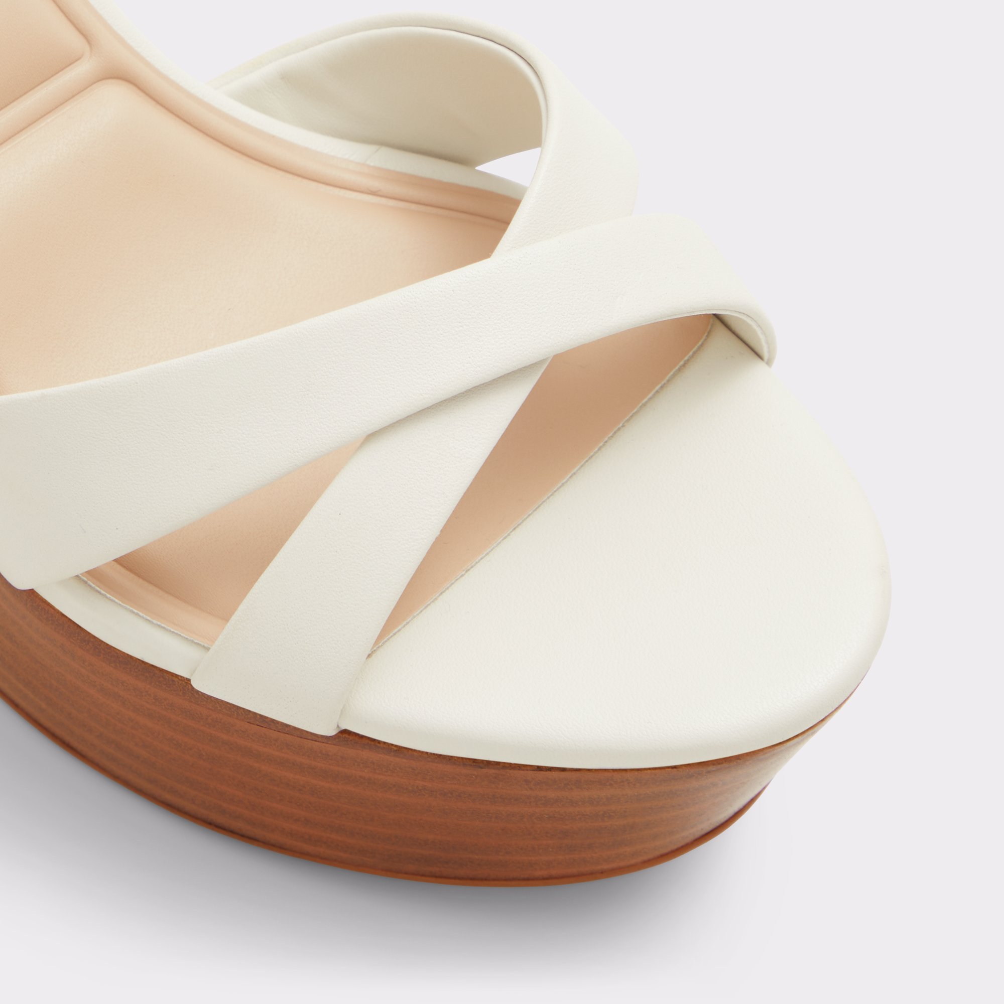 Betsey White-Bone Women Sandals