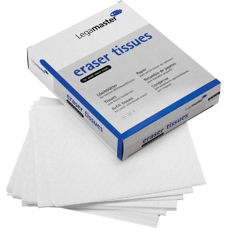 Recharge papier pour brosse magnétique Legamaster - Boîte de 100