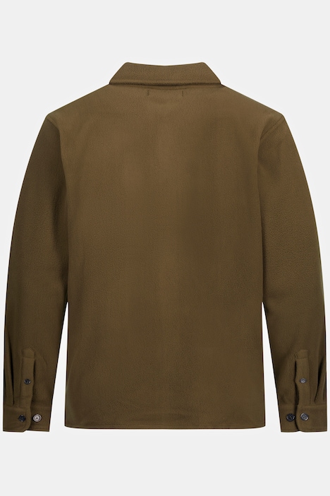 Hemd, Overshirt, Langarm, Fleece